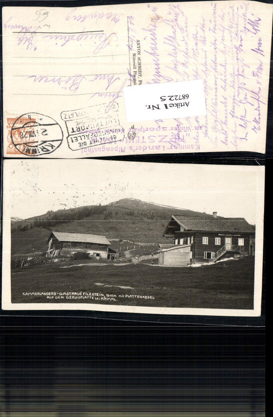 687225 Kammerlanders Gasthaus Filzstein bei Krimml Plattenkogel Gerlosplatte