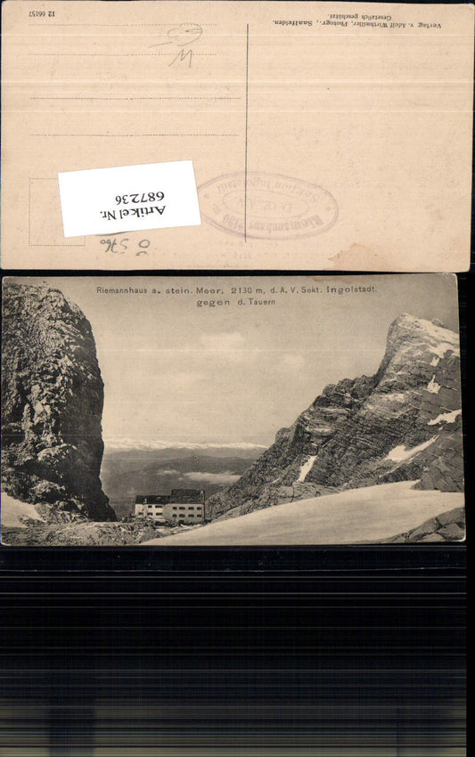 687236 Riemannhaus Steinernes Meer Zell am See