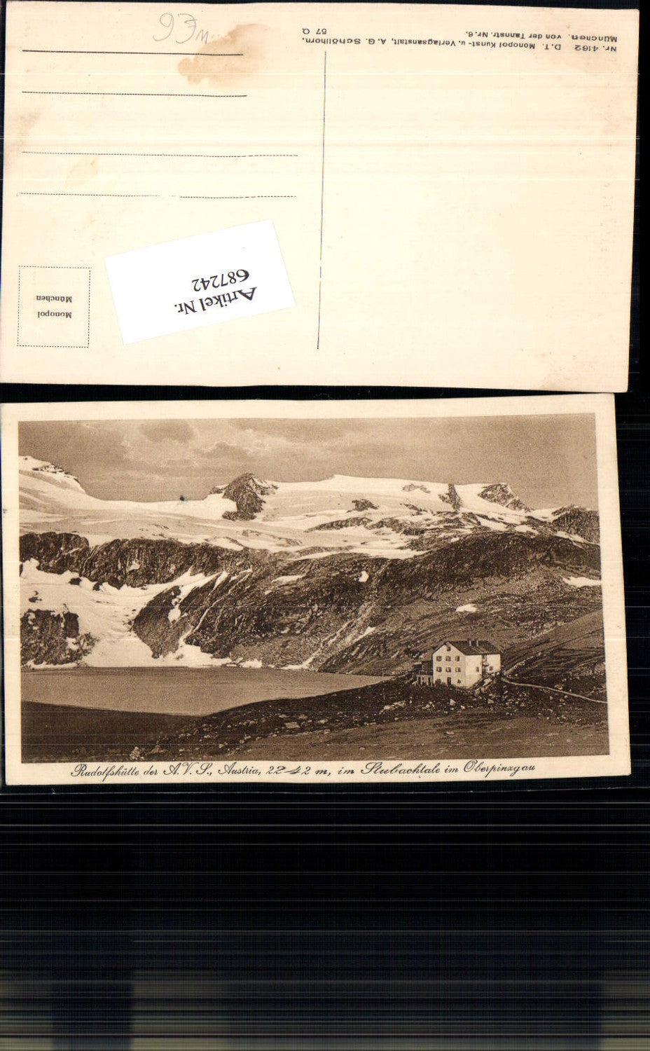 687242 Rudolfshütte bei Neukirchen Bramberg Stubachtal Uttendorf