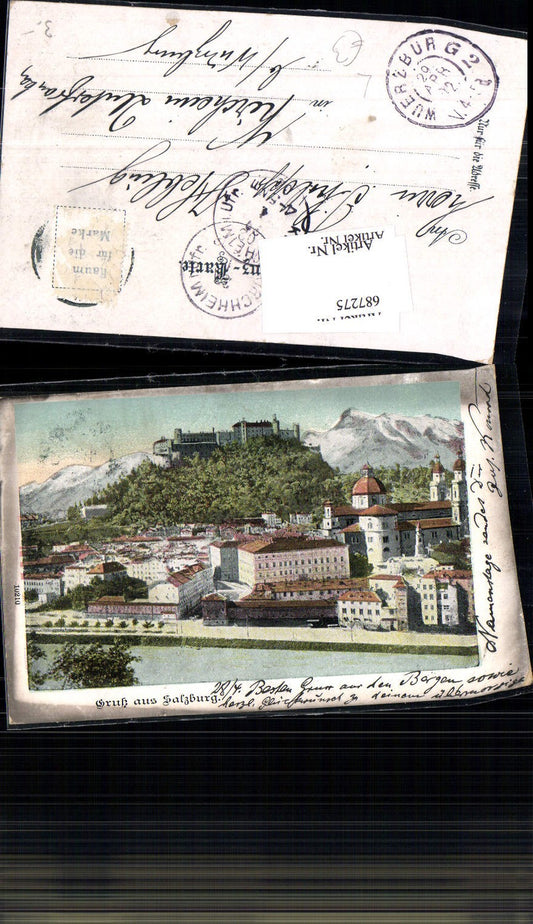 687275 Gruss aus Salzburg Stadt 1899