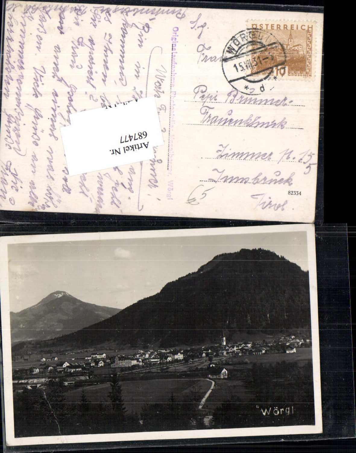 Alte Ansichtskarte – Old Postcard
