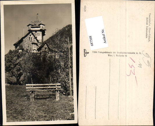 687568 Tauernbahn Ober Vellach Obervellach Schloss Falkenstein
