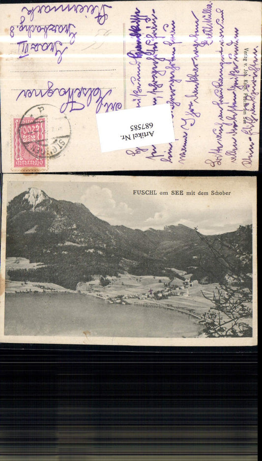 687585 Fuschl am See Fuschlsee 1910