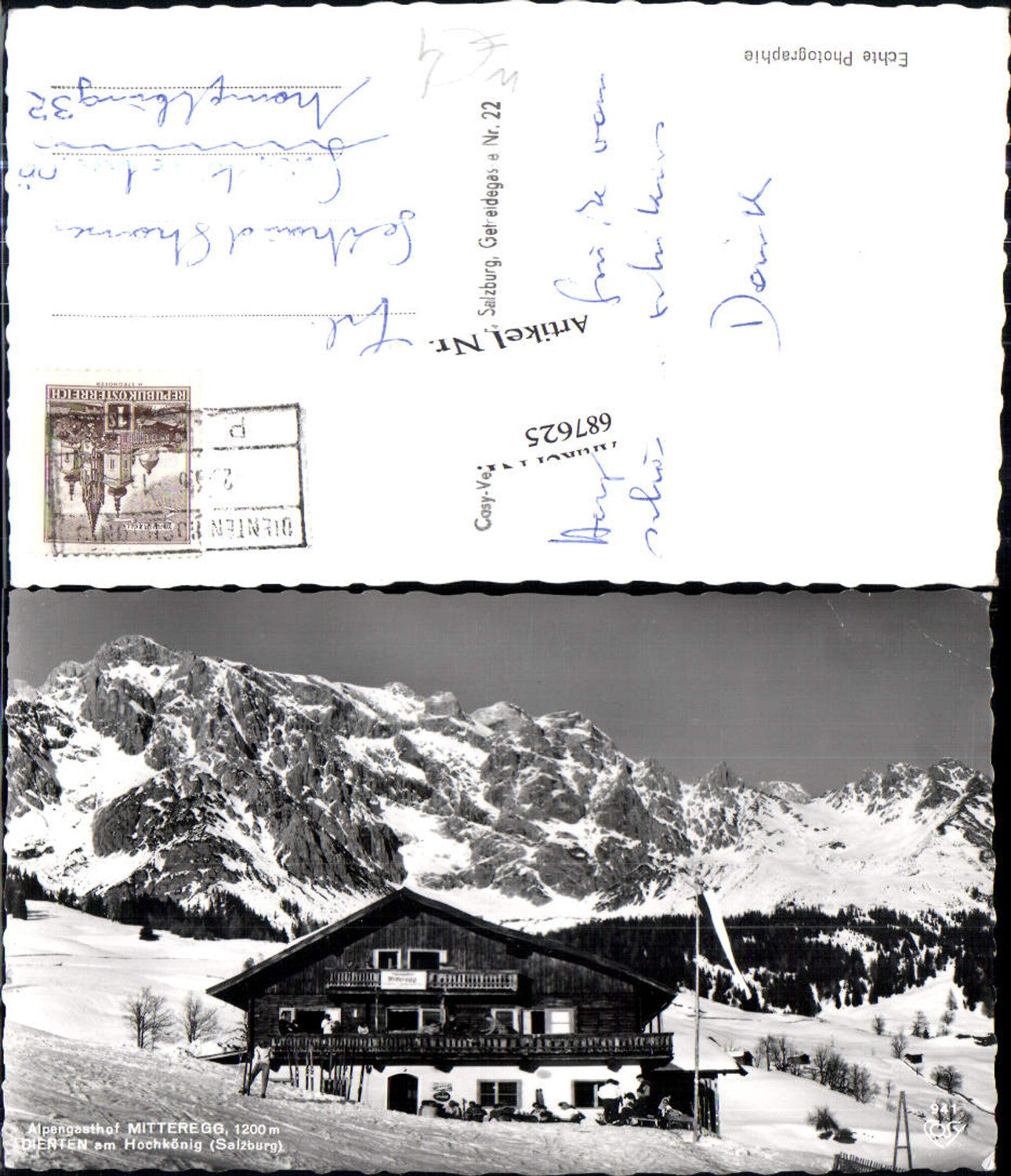 687625 Gasthaus Mitteregg Dienten am Hochkönig Mühlbach