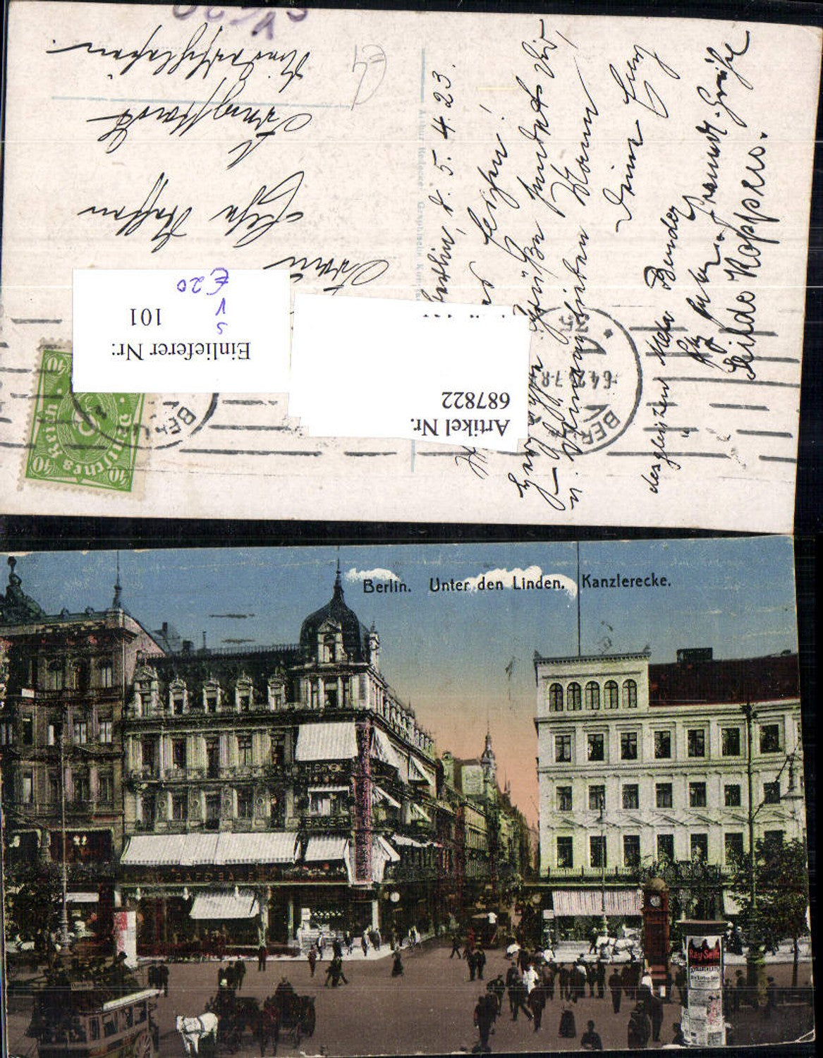 687822 Berlin Unter den Linden kanzlerecke