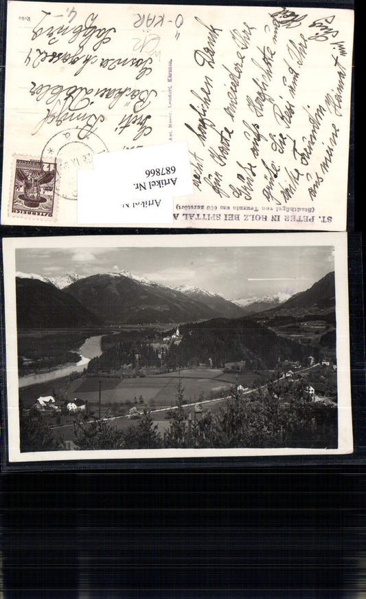 687866 St. Peter in Holz bei Spittal an der Drau Teurnia Stadthügel Archäologie