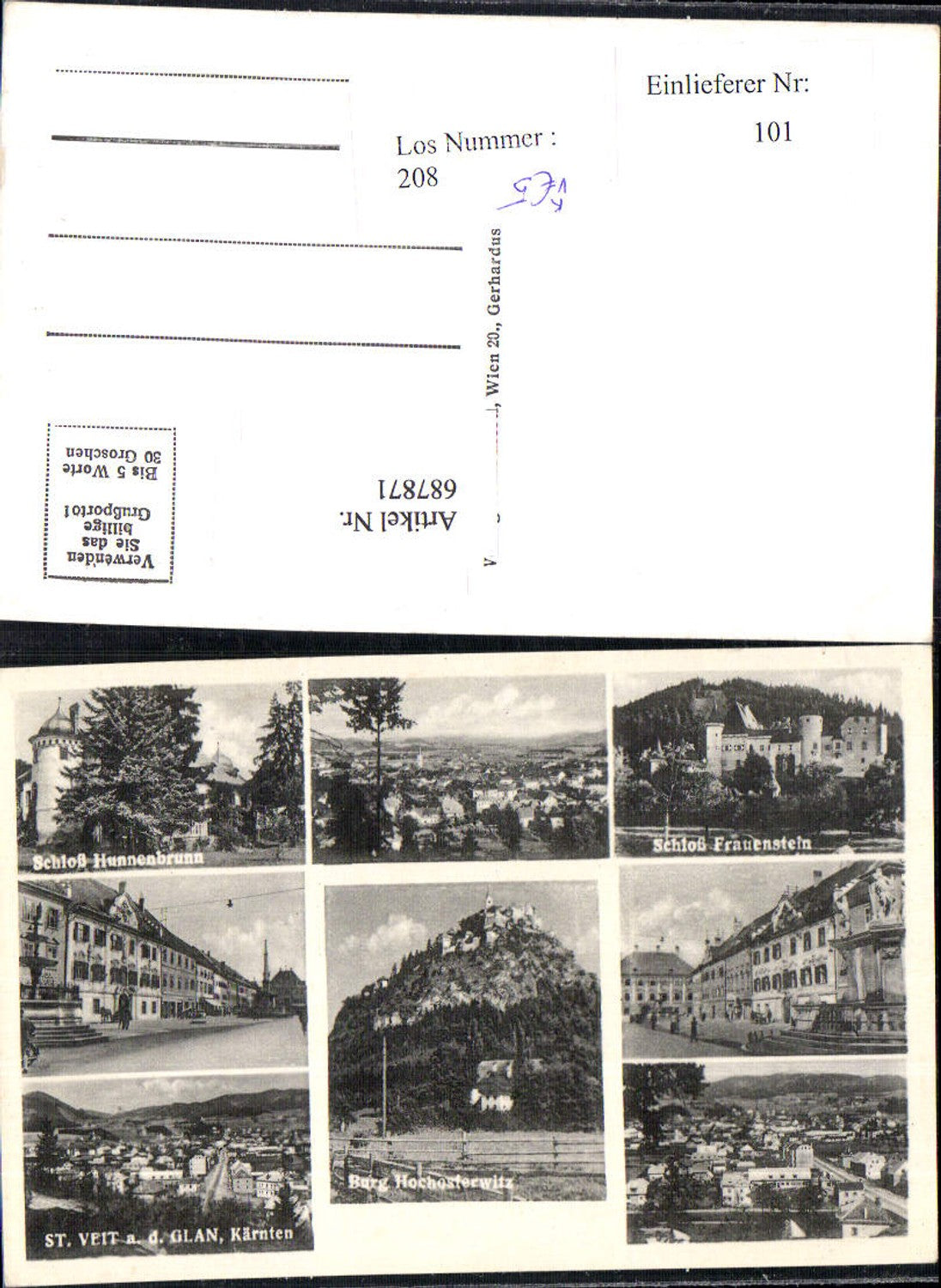 687871 St. Veit an der Glan Hochosterwitz