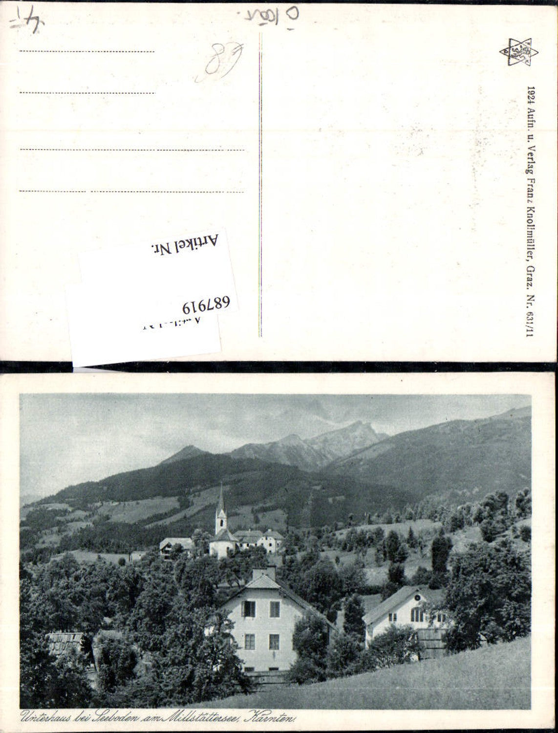 687919 Unterhaus bei Seeboden am Millstättersee Millstatt