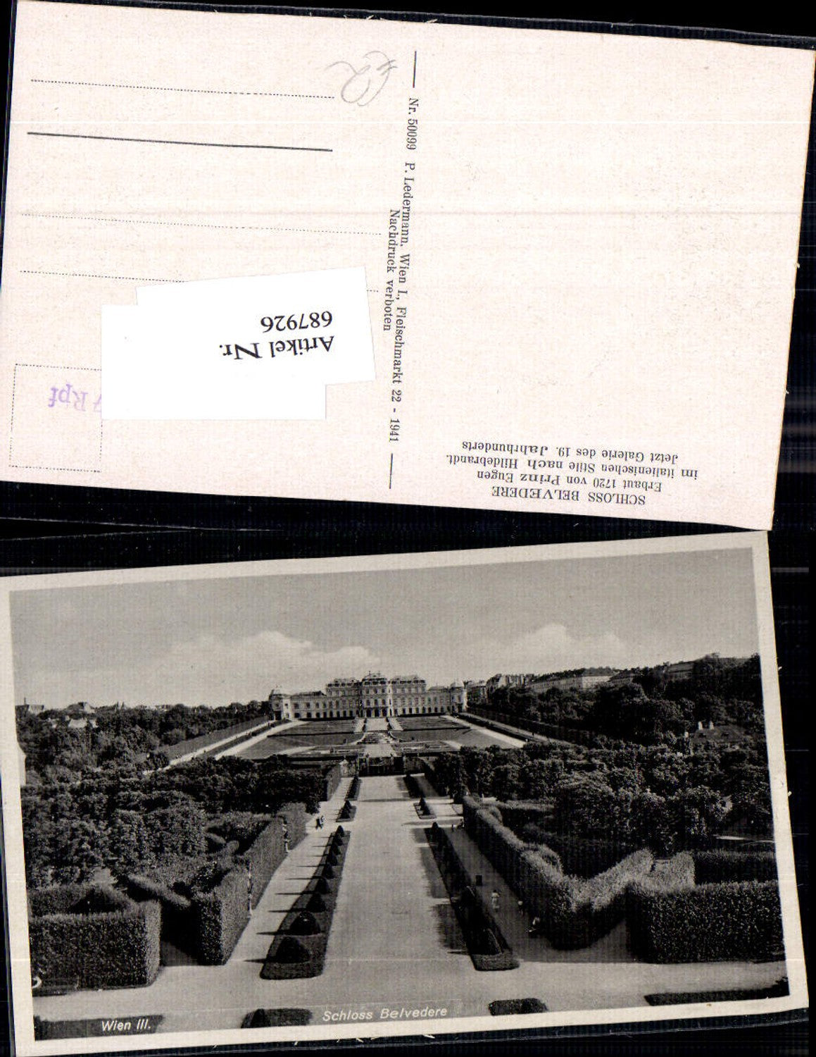 Alte Ansichtskarte – Old Postcard