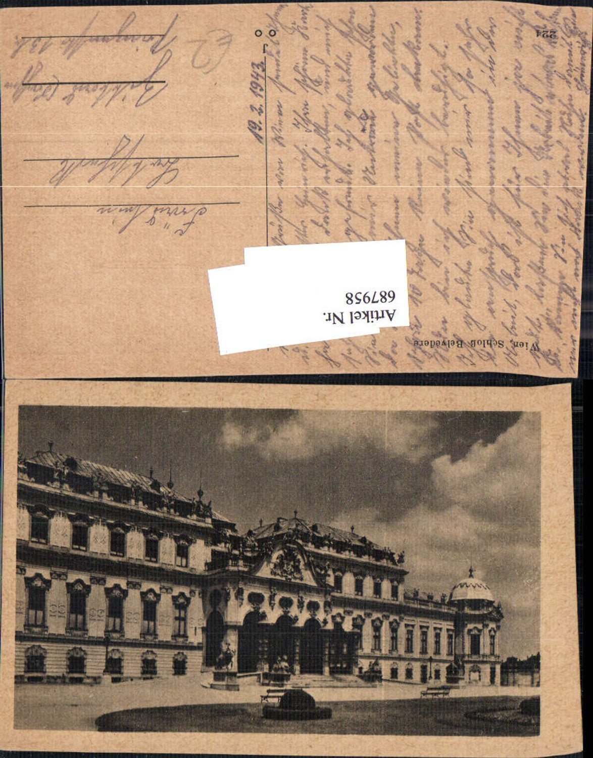 Alte Ansichtskarte – Old Postcard