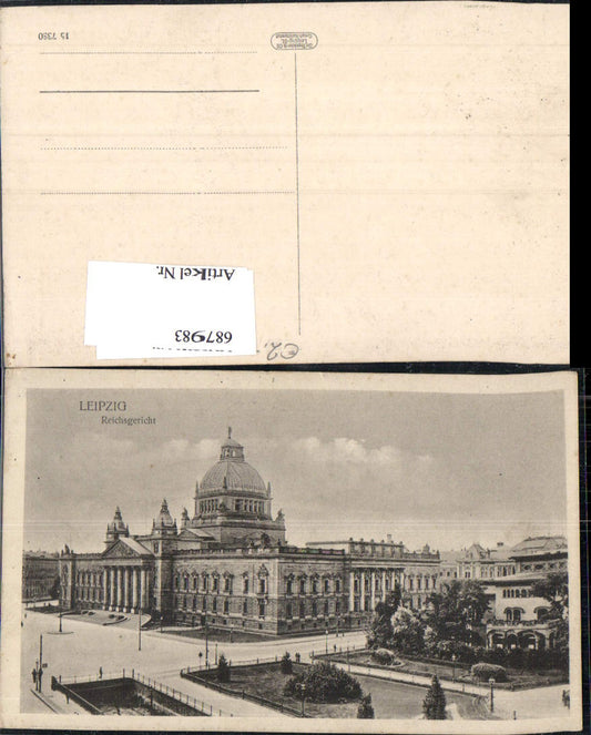 687983 Leipzig Reichsgericht Gericht