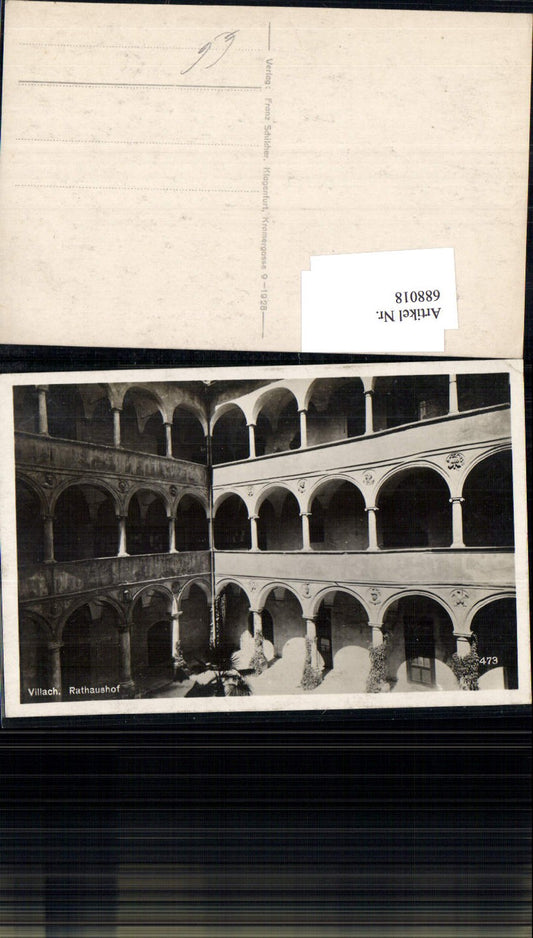 688018 Villach Rathaus Rathaushof