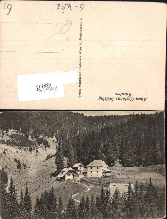 688133 Alpen Gasthaus Stelzing Kärnten Saualpe Hüttenberg Lölling