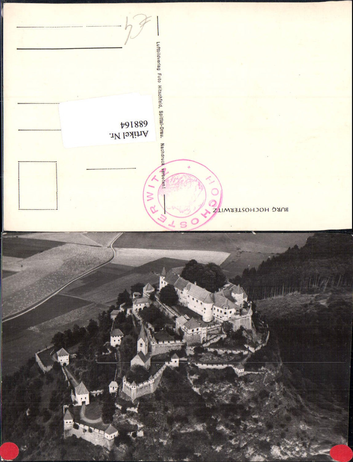 688164 Burg Hochosterwitz b. St. Veit an der Glan Luftbild Fliegeraufnahme