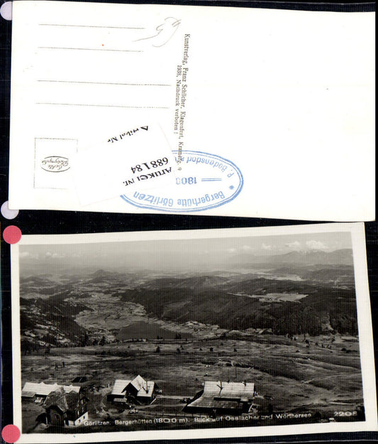688184 Görlitzen Gerlitzen Bergerhütten Ossaichersee Wörthersee Villach