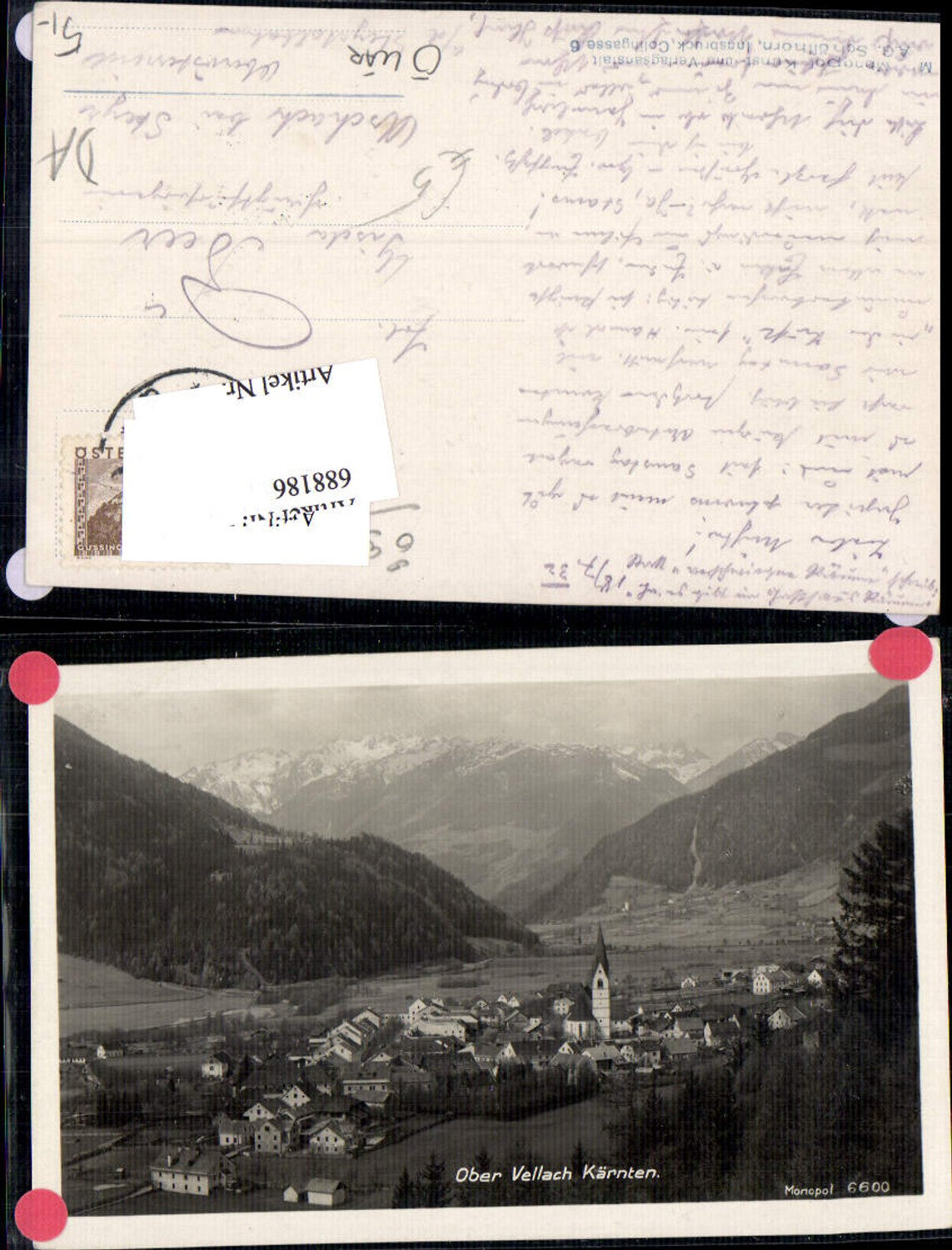 688186 Ober Vellach Obervellach