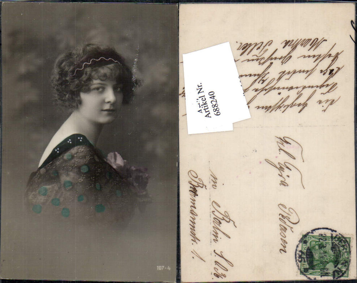 688240 tolle Foto-AK Frau Portrait Glamour