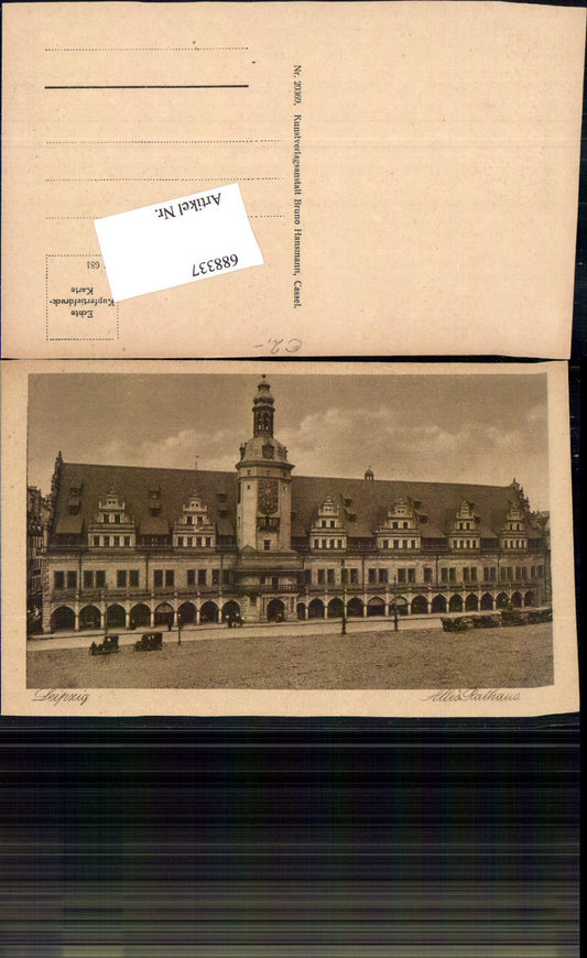 688337 Leipzig Marktplatz u. altes Rathaus