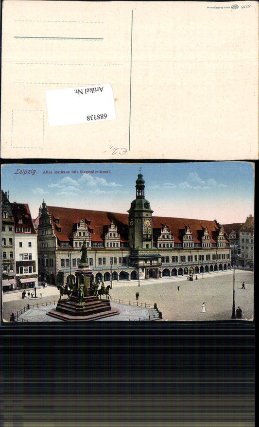 688338 Leipzig Marktplatz u. altes Rathaus