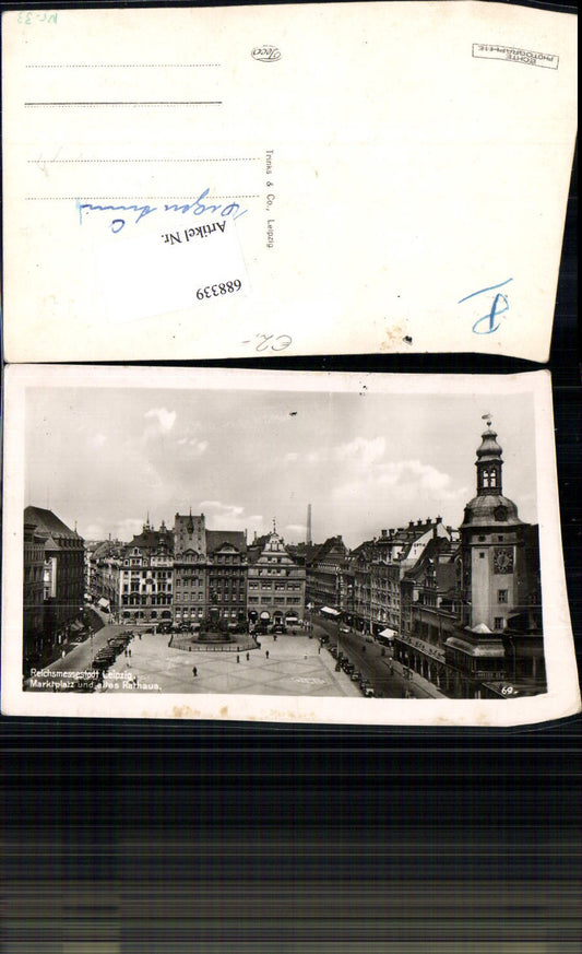 688339 Leipzig Marktplatz u. altes Rathaus