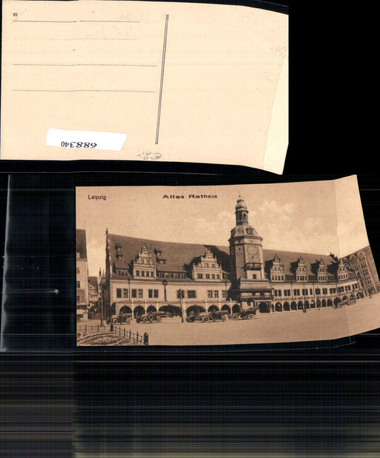 688340 Leipzig Marktplatz u. altes Rathaus