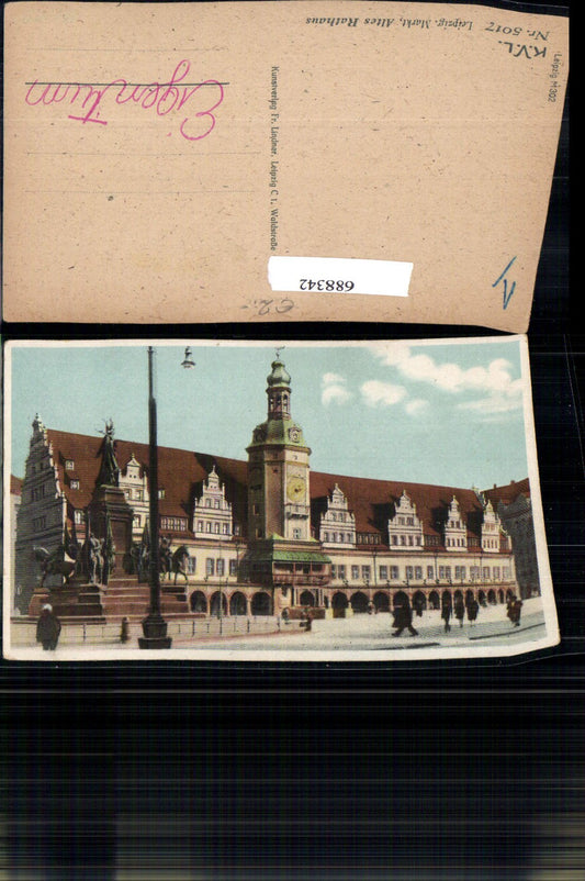 688342 Leipzig Marktplatz u. altes Rathaus