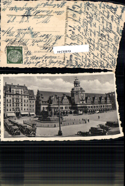688344 Leipzig Marktplatz u. altes Rathaus