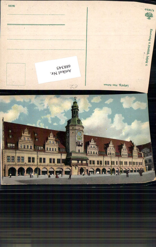 688345 Leipzig Marktplatz u. altes Rathaus