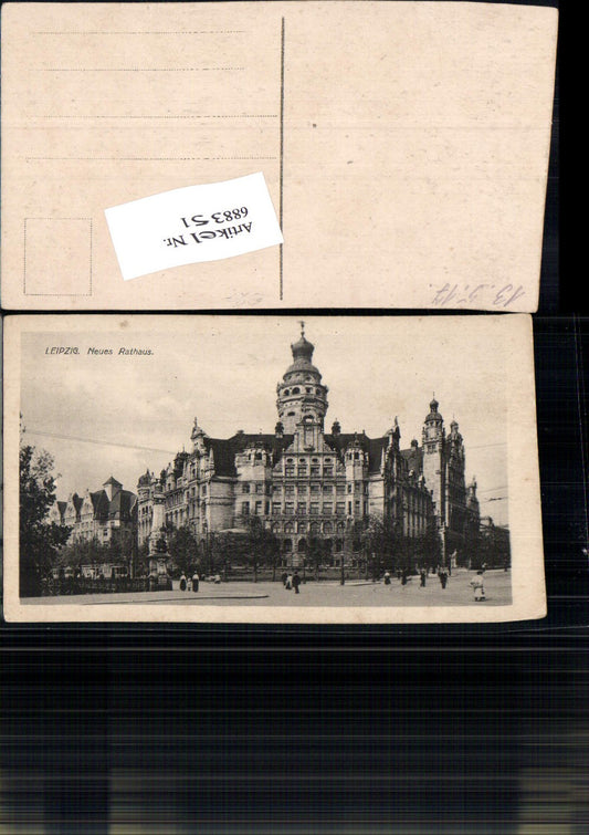 688351 Leipzig Neues Rathaus Rathausring
