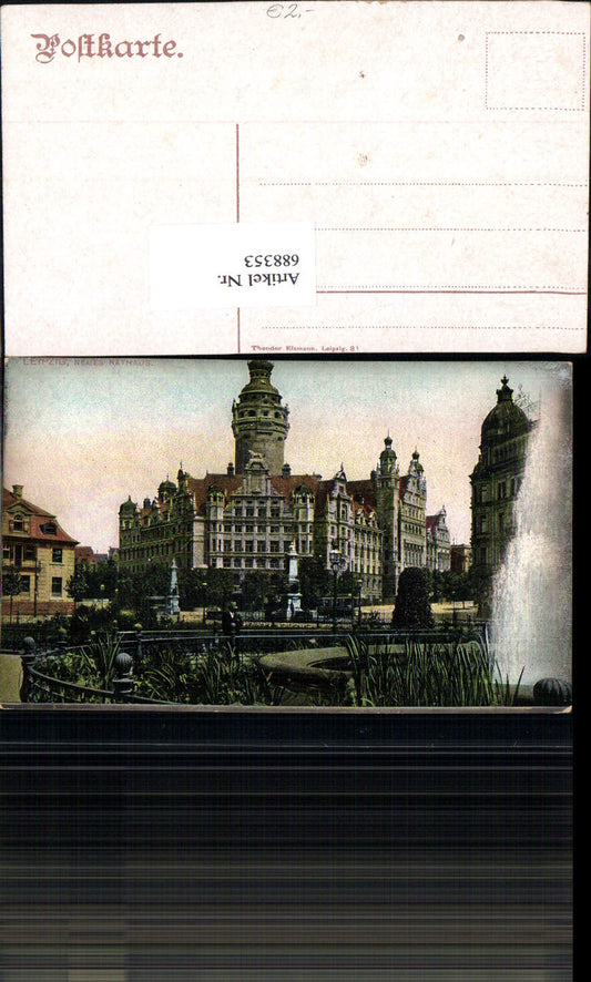 688353 Leipzig Neues Rathaus Rathausring