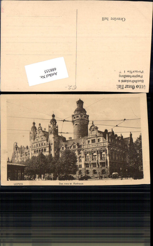 688355 Leipzig Neues Rathaus Rathausring