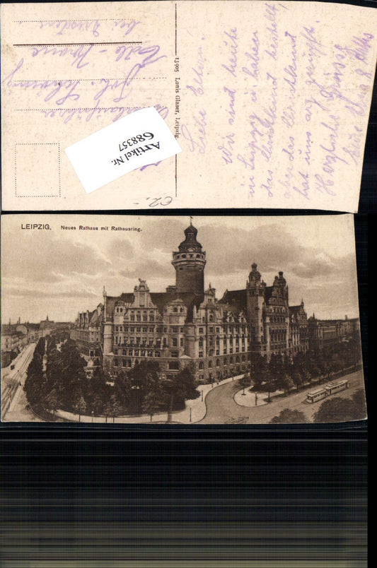 688357 Leipzig Neues Rathaus Rathausring