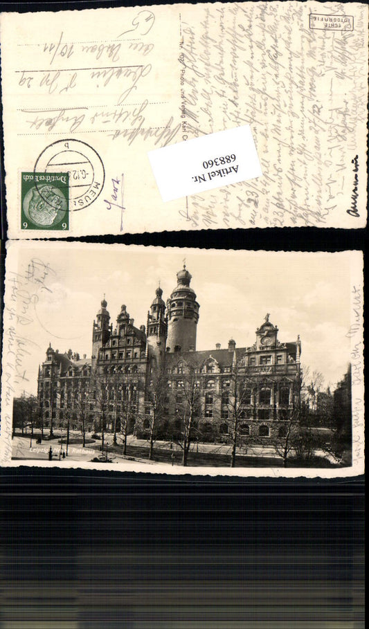 688360 Leipzig Neues Rathaus Rathausring