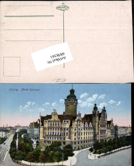 688361 Leipzig Neues Rathaus Rathausring