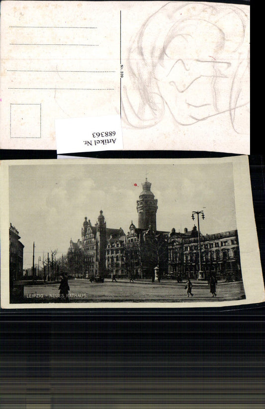688363 Leipzig Neues Rathaus Rathausring