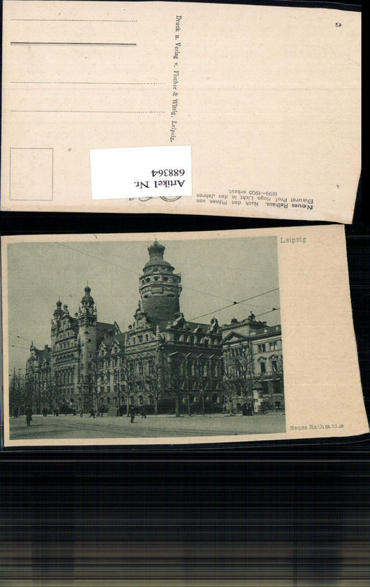 688364 Leipzig Neues Rathaus Rathausring