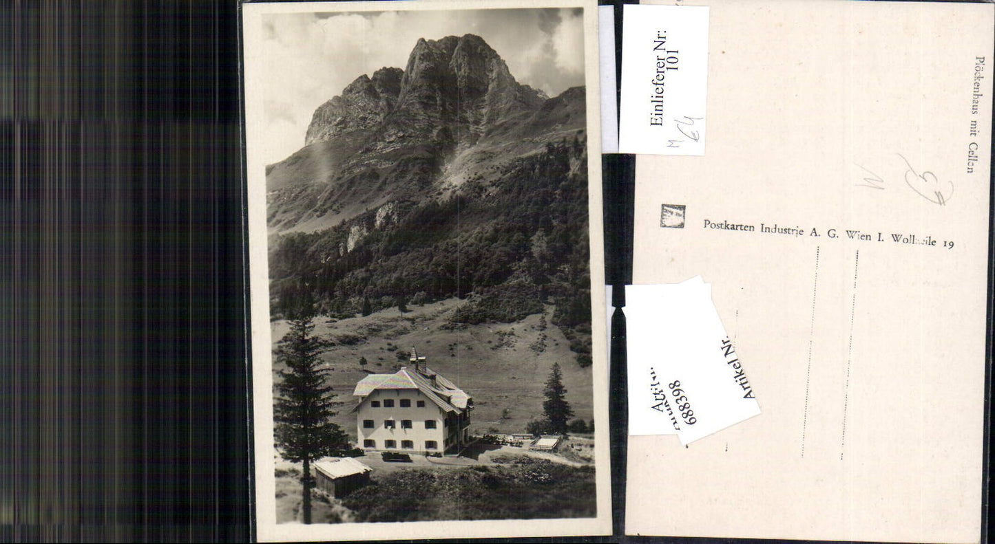 688398 Plöckenhaus b. Kötschach Mauthen Plöckenpass
