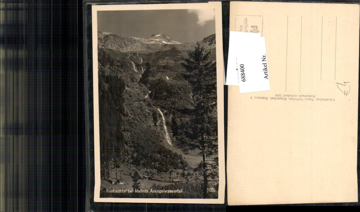 688400 Seebachtal b. Mallnitz in Kärnten Ankogelwasserfall Wasserfall