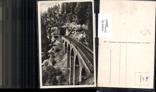 688552 Tauernbahn Litzldorf Viadukt Brücke Penk Reißeck