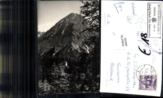 688559 Mittagskogel bei Villach Stp. Mittagskogelhütte