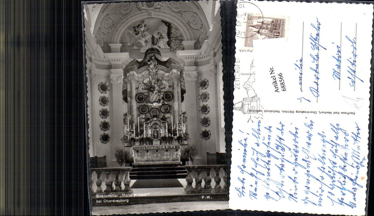 688566 Oberdrauburg Maria  Pirkach Altar