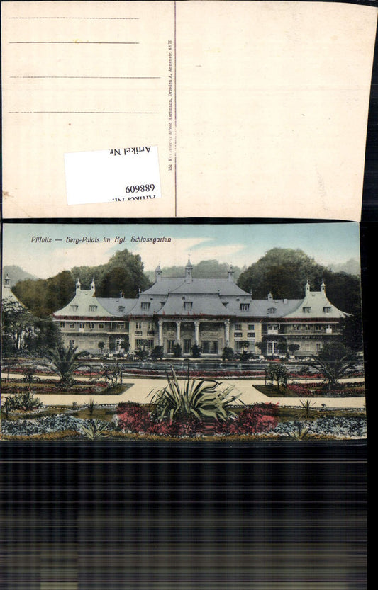 688609 Dresden Loschwitz Schloss Pillnitz Berg-Palais Schlossgarten