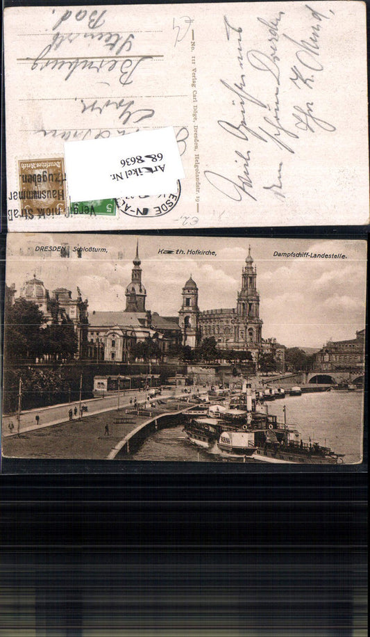 688636 Dresden Altstadt Elbufer Dampfschifflandeplatz Terrasse Dampfer Pirna