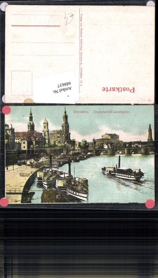 688637 Dresden Altstadt Elbufer Dampfschifflandeplatz Terrasse Dampfer