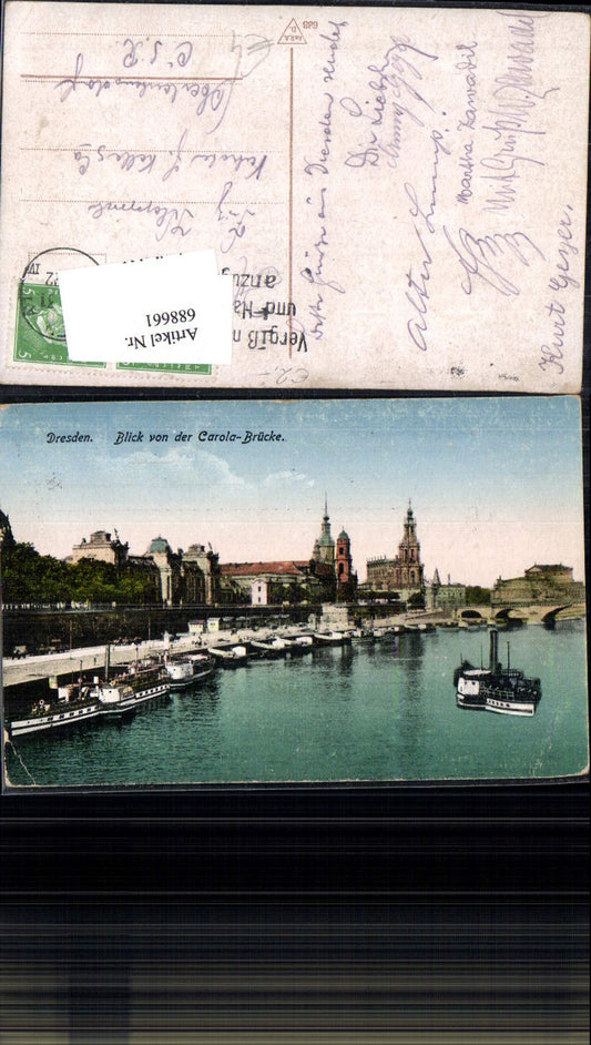 688661 Dresden Altstadt Elbufer Dampfschifflandeplatz Terrasse Dampfer