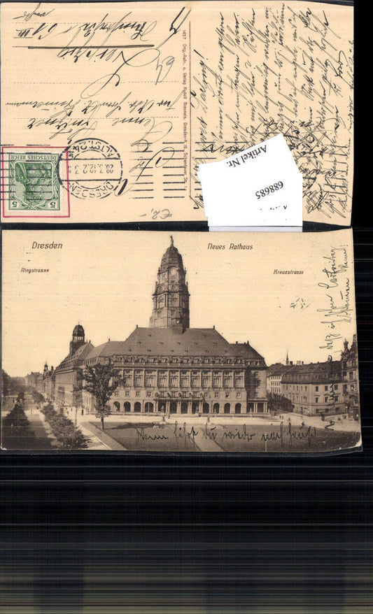 688685 Dresden Altstadt Neues Rathaus