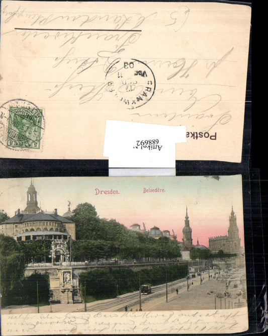 688692 Dresden Brühlsche Terrasse Belvedere