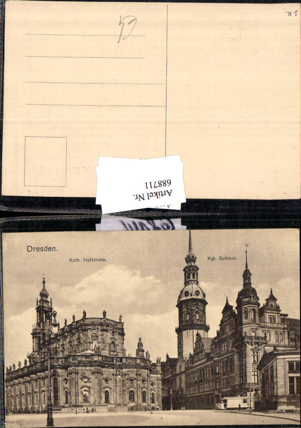 688711 Dresden Hofkirche Schloss
