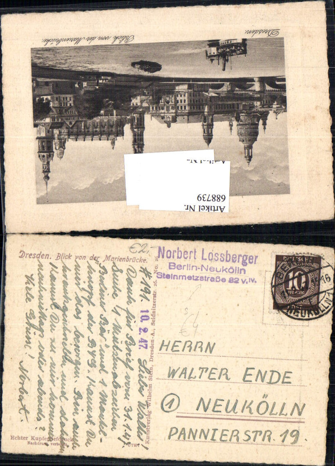 Alte Ansichtskarte – Old Postcard