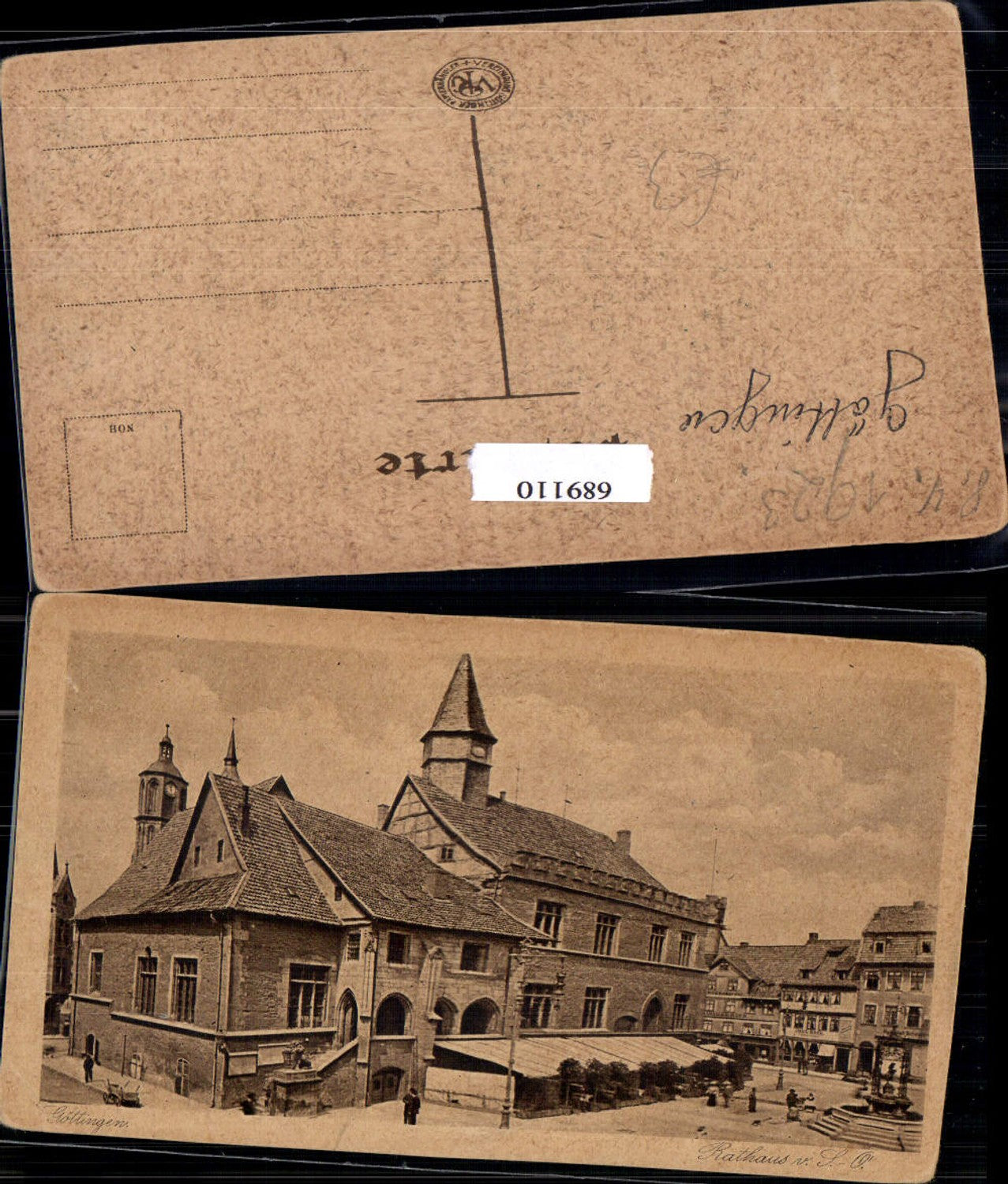 689110 Göttingen Marktplatz Rathaus